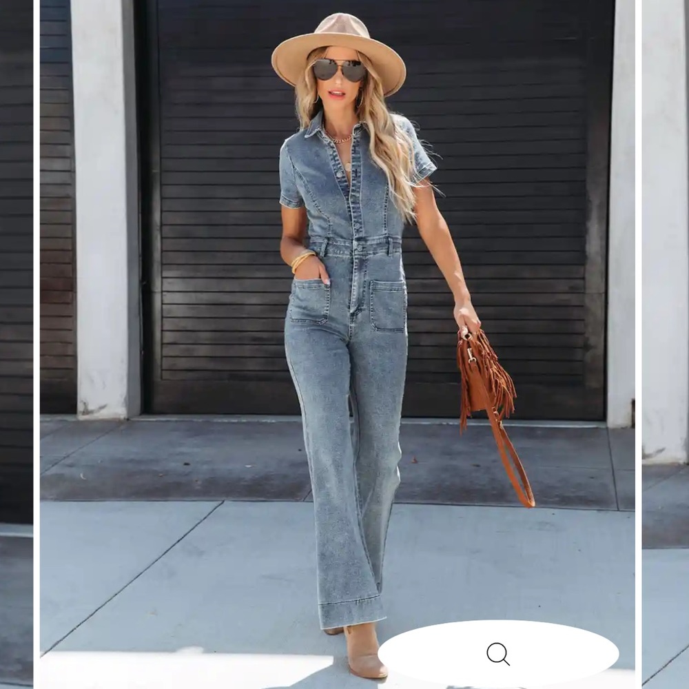 Denim jumpsuit